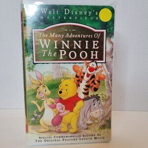 Walt Disney Masterpieces The Many Adventures of Winnie the Pooh-VHS